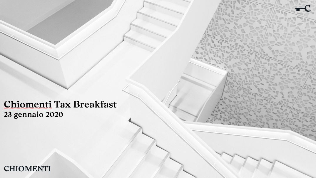 Tax Breakfast "Gli impatti fiscali dell’adozione dell’IFRS 16" – 23 gennaio 2020, Milano