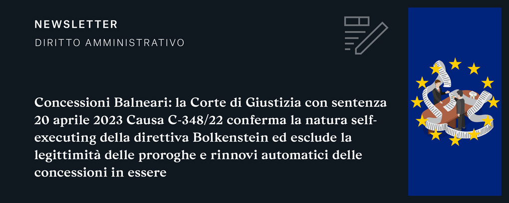 Newsletter | Diritto Amministrativo 21/04/2023