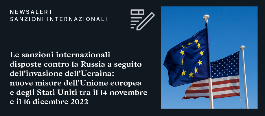 Newsalert | Sanzioni Internazionali