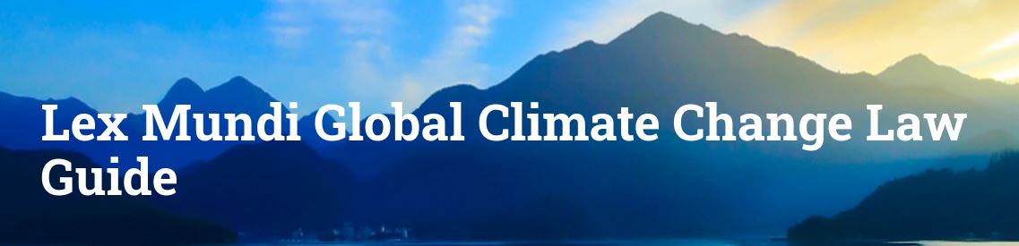 Lex Mundi Global Climate Change Law Guide – Italy Chapter by Chiomenti
