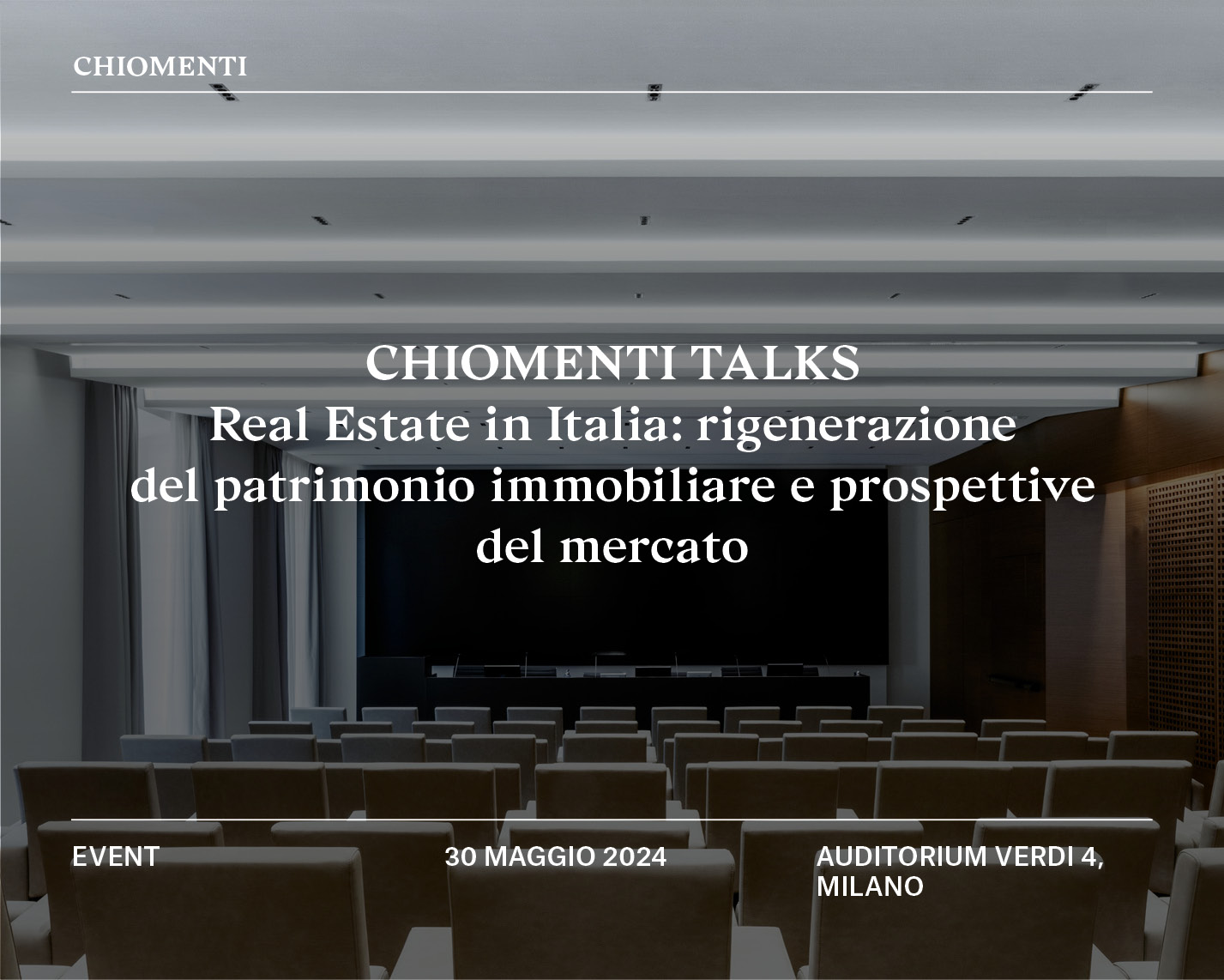 Chiomenti Talks | Real Estate in Italia