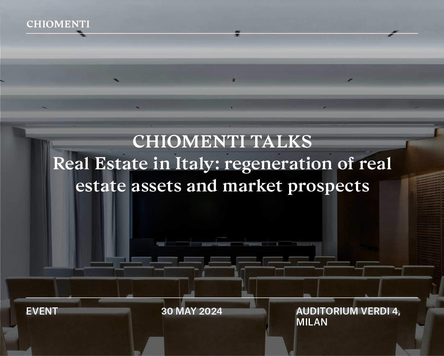 Chiomenti Talks | Real Estate in Italy