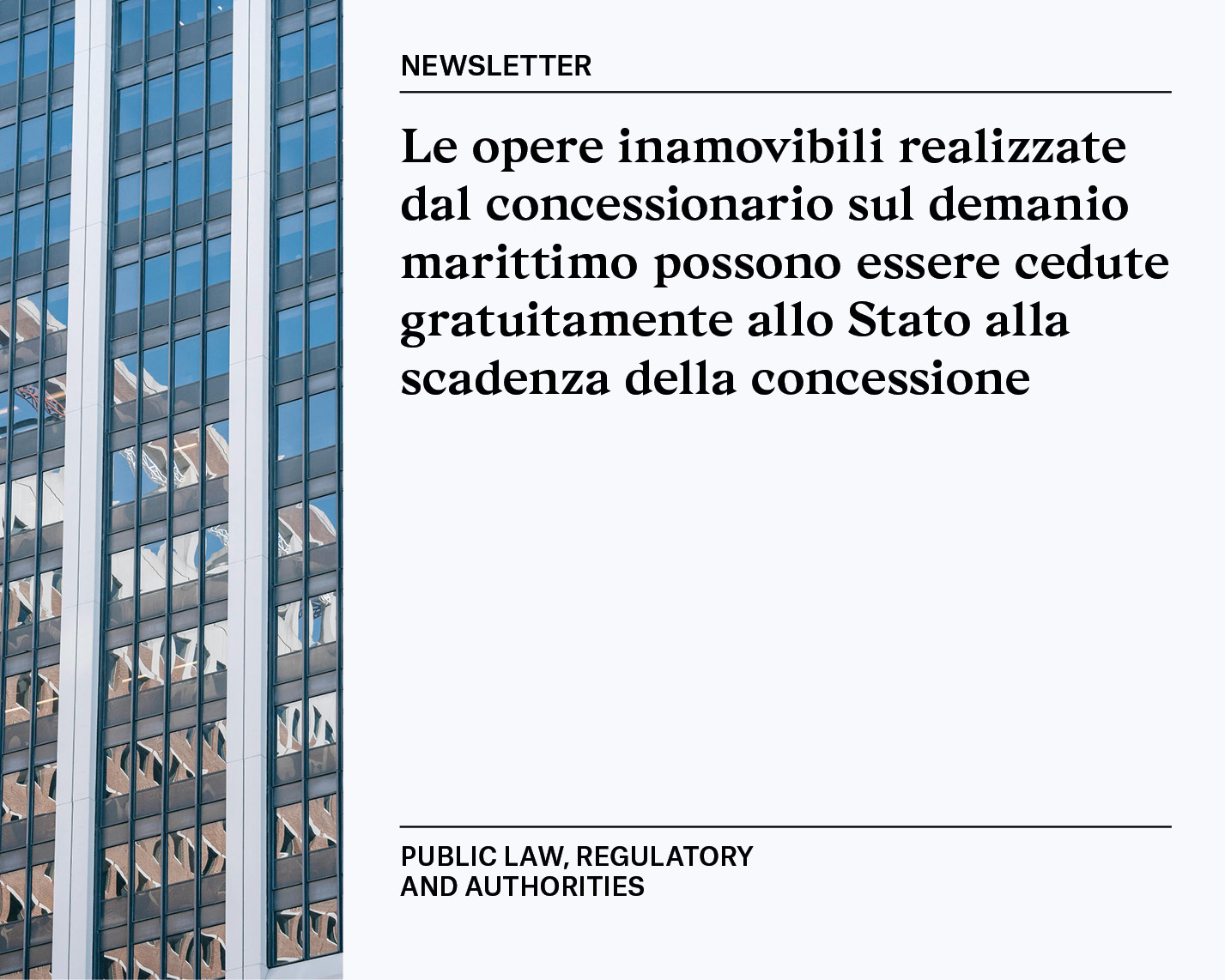 Newsletter | Public Law, Regulatory and Authorities 12/07/2024