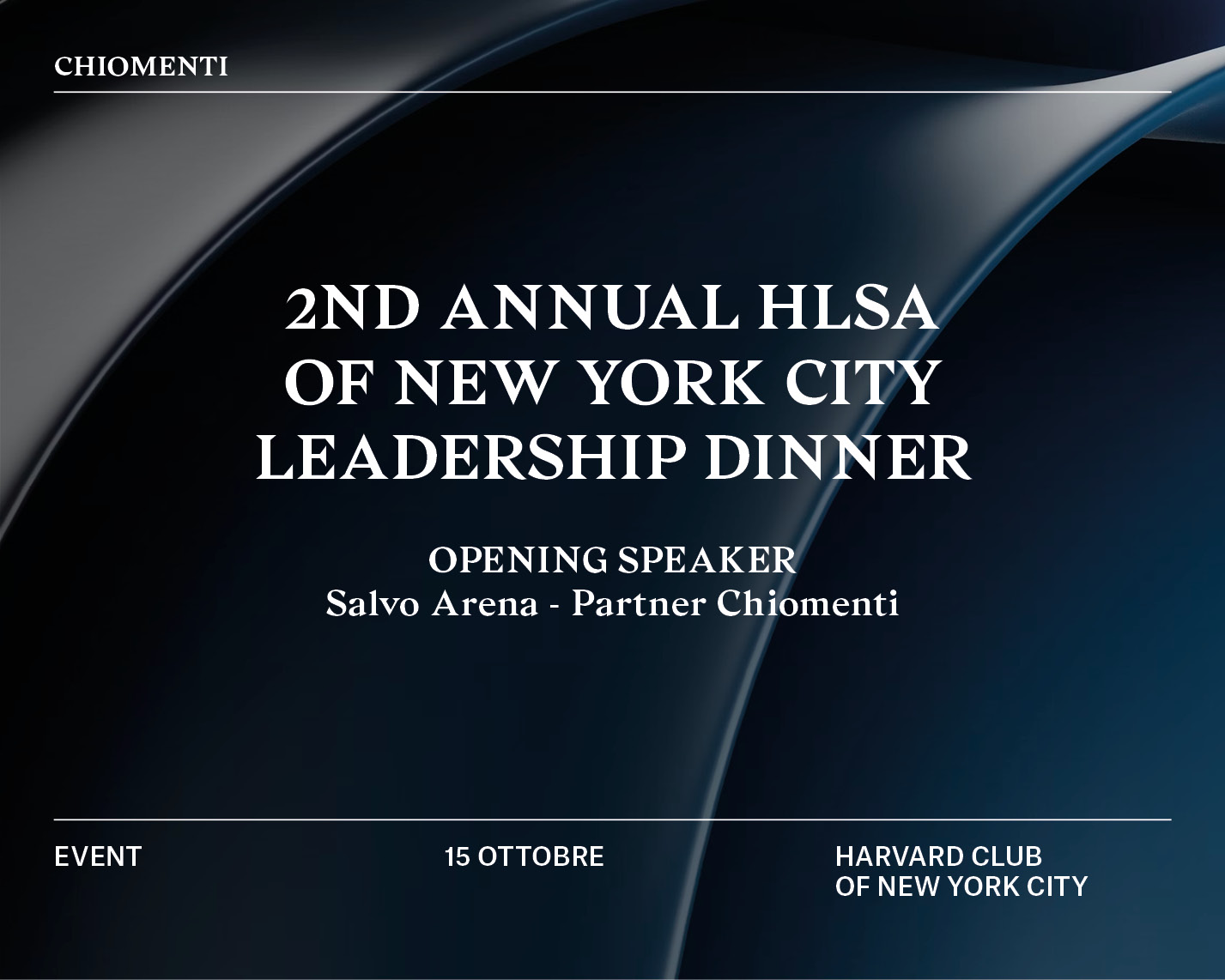 2nd Annual HLSA of New York City Leadership Dinner