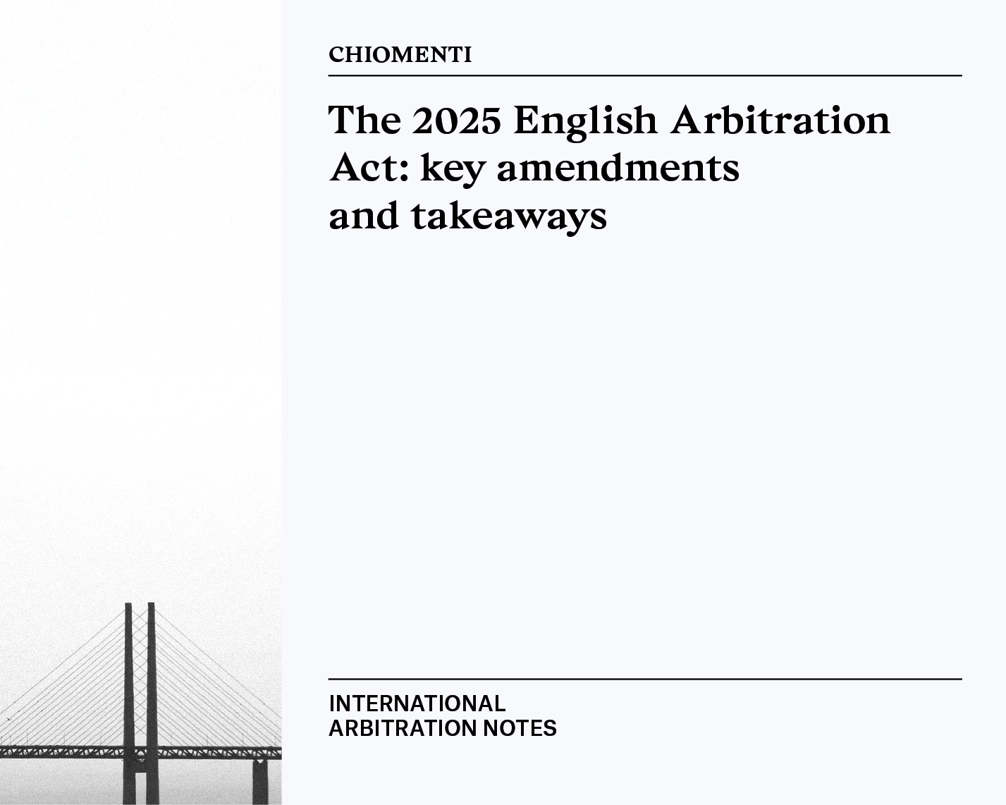 International Arbitration Notes 1/2025