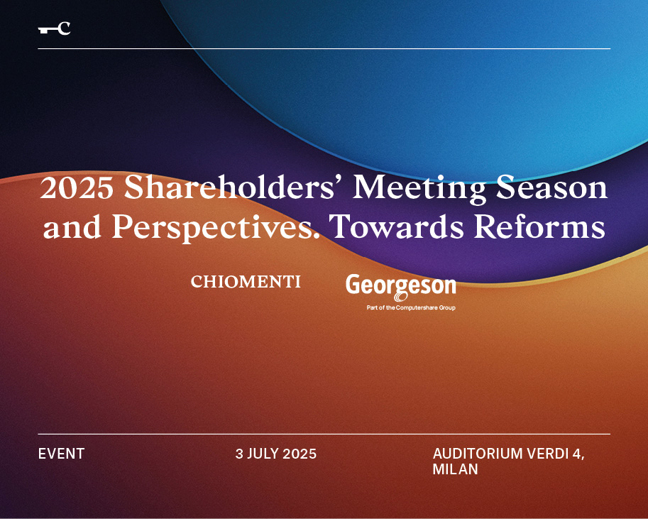 2025 Shareholders' Meeting Season and Perspectives. Towards reforms