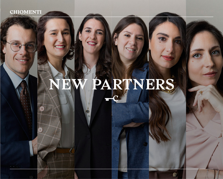 Chiomenti announces the appointment of six Partners