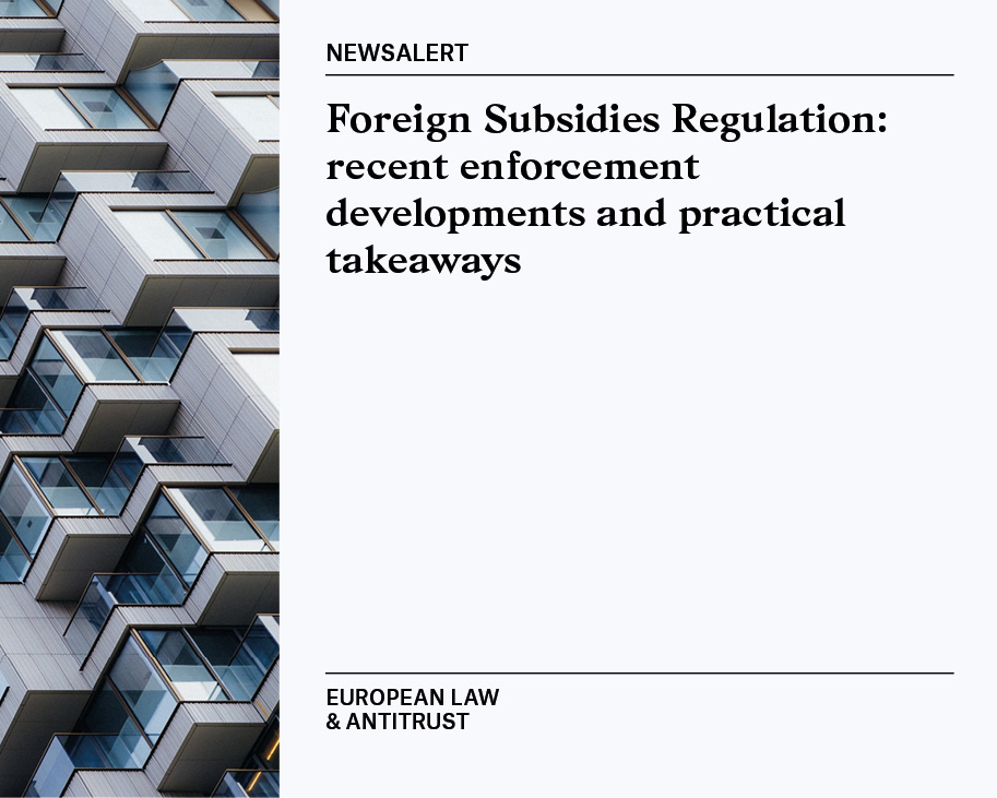 Newsalert | European Law & Antitrust 19/12/2025