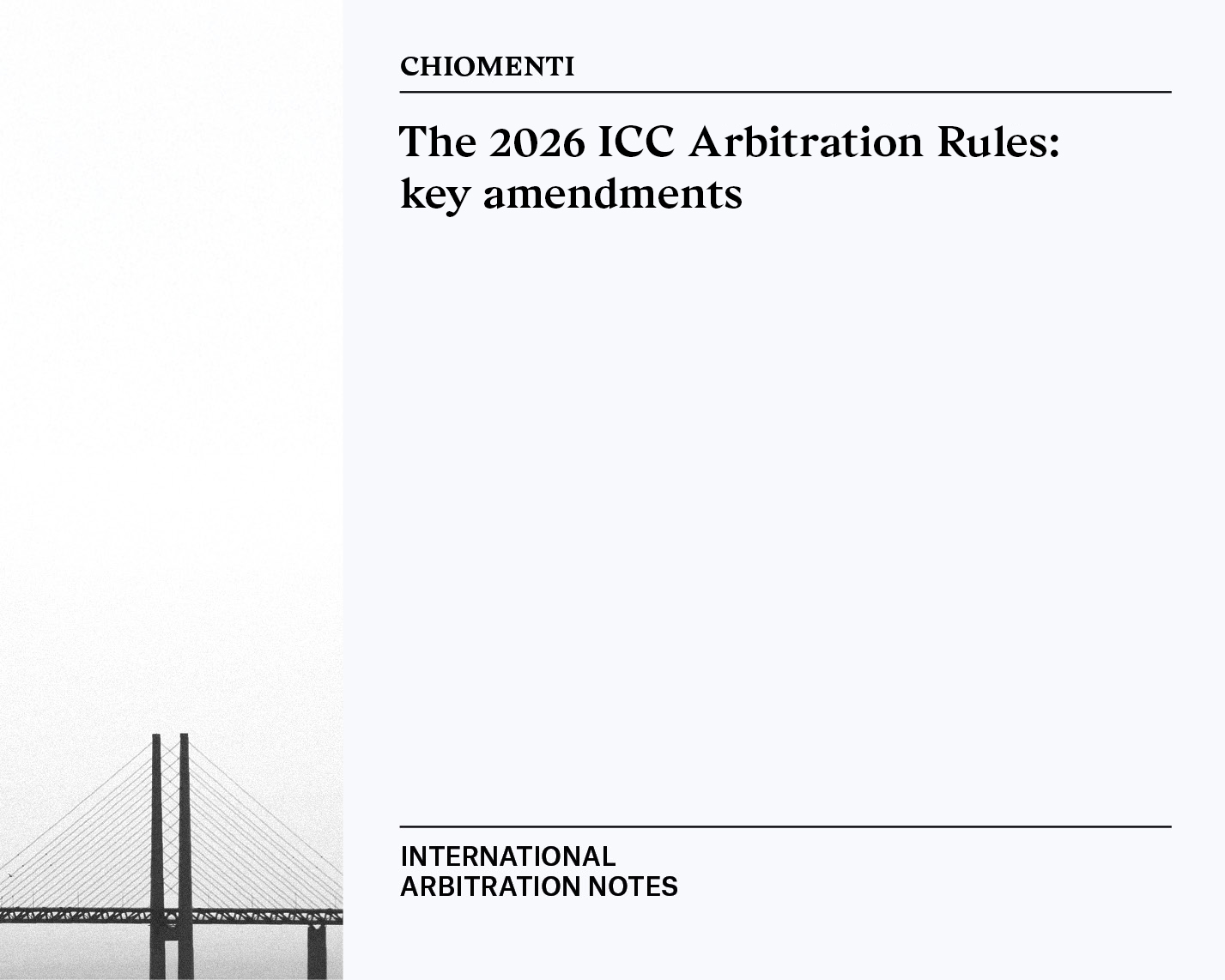 International Arbitration Notes 1/2026